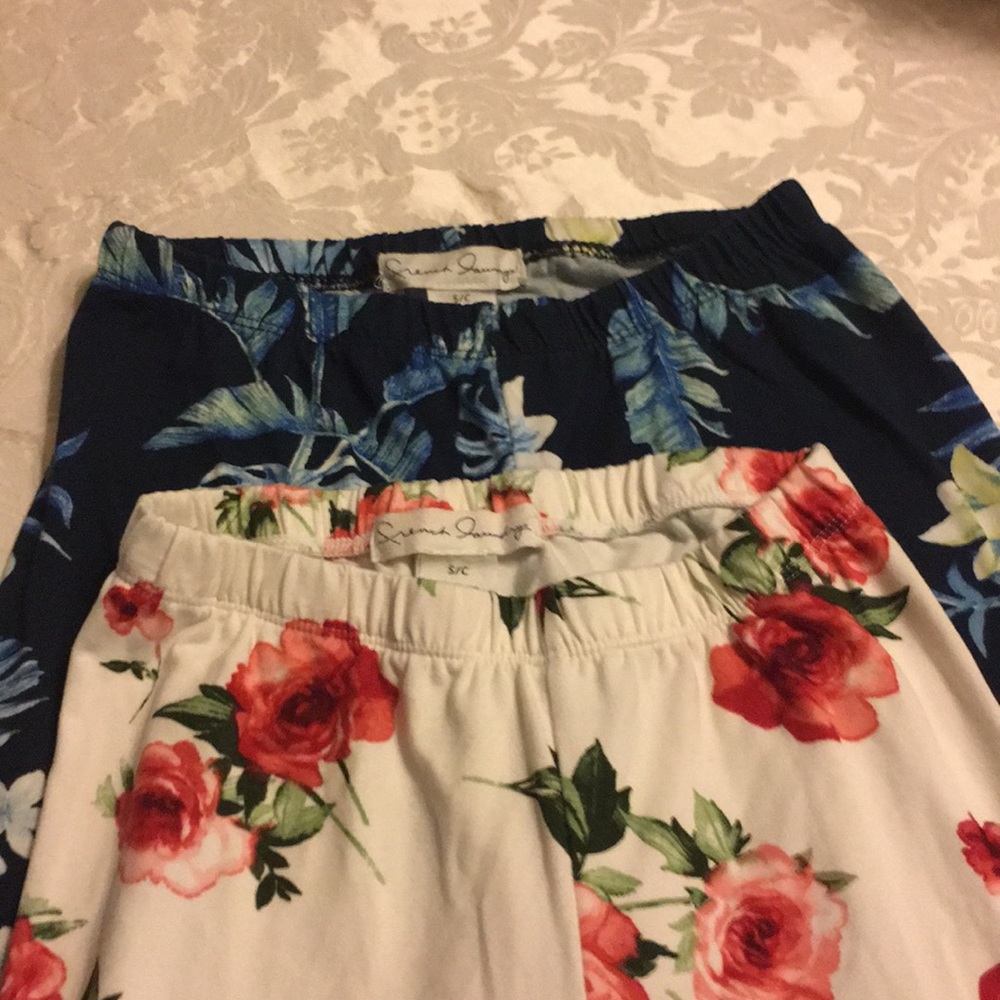 French Laundry - Crop Leggings (2) Floral Size S